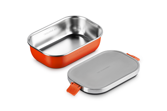 Le Creuset On The Go Lunch Box 900ml FlameFlame image number 1